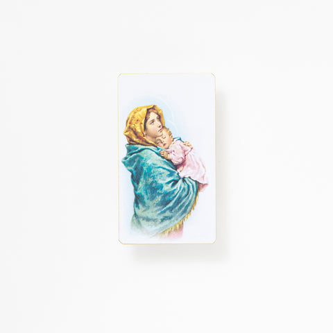 Virgin Mary Business Card Size Picture